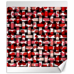 Background Red Summary Canvas 20  X 24 