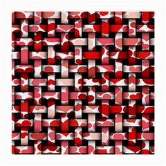 Background Red Summary Medium Glasses Cloth (2 Sides)