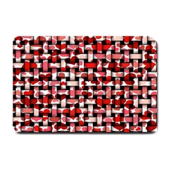 Background Red Summary Small Doormat 