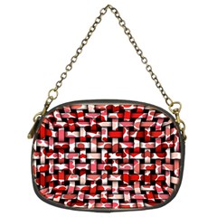 Background Red Summary Chain Purse (two Sides)