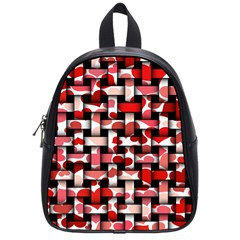 Background Red Summary School Bag (small) by HermanTelo