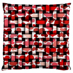 Background Red Summary Large Cushion Case (two Sides)