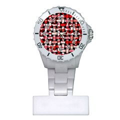 Background Red Summary Plastic Nurses Watch by HermanTelo