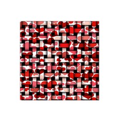 Background Red Summary Satin Bandana Scarf