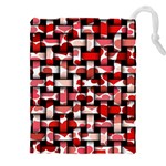 Background Red Summary Drawstring Pouch (5XL) Front