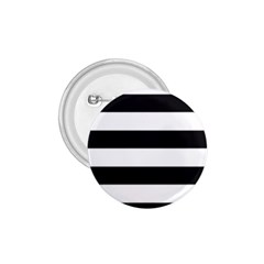 Black And White Large Stripes Goth Mime French Style 1 75  Buttons by genx