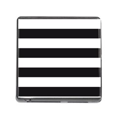 Black And White Large Stripes Goth Mime French Style Memory Card Reader (square 5 Slot) by genx