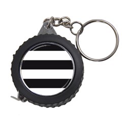 Black And White Large Stripes Goth Mime French Style Measuring Tape by genx