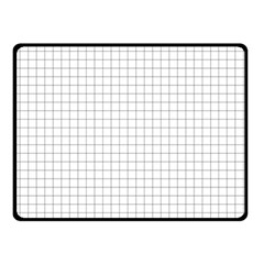 Aesthetic Black And White Grid Paper Imitation Fleece Blanket (small) by genx