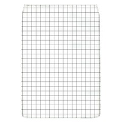 Aesthetic Black And White Grid Paper Imitation Removable Flap Cover (l) by genx