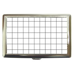 Aesthetic Black And White Grid Paper Imitation Cigarette Money Case by genx