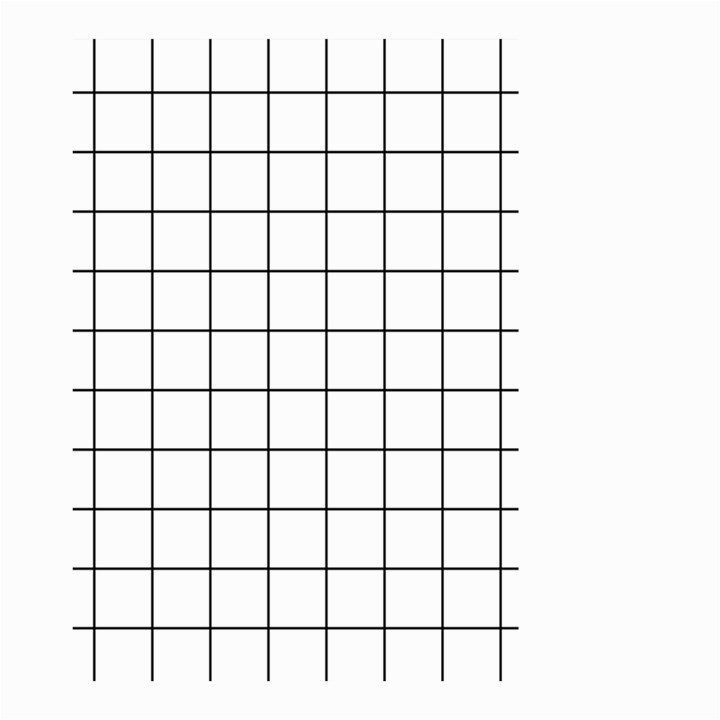 Aesthetic Black and White grid paper imitation Small Garden Flag (Two Sides)