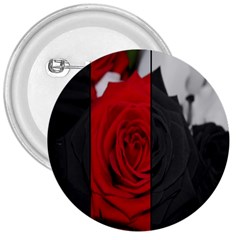 Roses Rouge Fleurs 3  Buttons by kcreatif