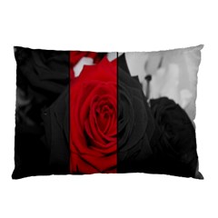 Roses Rouge Fleurs Pillow Case