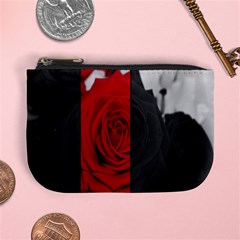 Roses Rouge Fleurs Mini Coin Purse by kcreatif