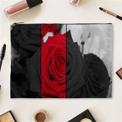 Roses Rouge Fleurs Cosmetic Bag (xl) by kcreatif