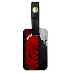 Roses Rouge Fleurs Luggage Tag (one Side) by kcreatif