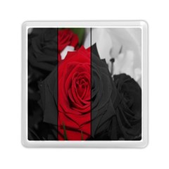 Roses Rouge Fleurs Memory Card Reader (square)