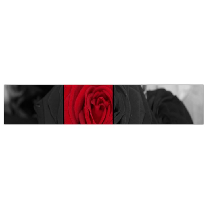 Roses Rouge Fleurs Small Flano Scarf