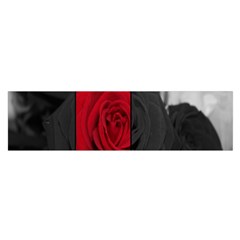 Roses Rouge Fleurs Satin Scarf (oblong) by kcreatif