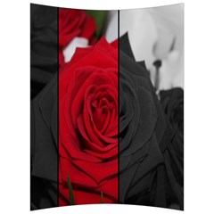 Roses Rouge Fleurs Back Support Cushion by kcreatif