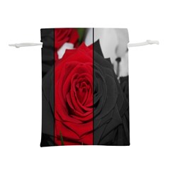 Roses Rouge Fleurs Lightweight Drawstring Pouch (s) by kcreatif