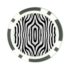 Abstrait Zèbres Taches Poker Chip Card Guard by kcreatif