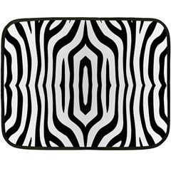 Abstrait Zèbres Taches Double Sided Fleece Blanket (mini)  by kcreatif