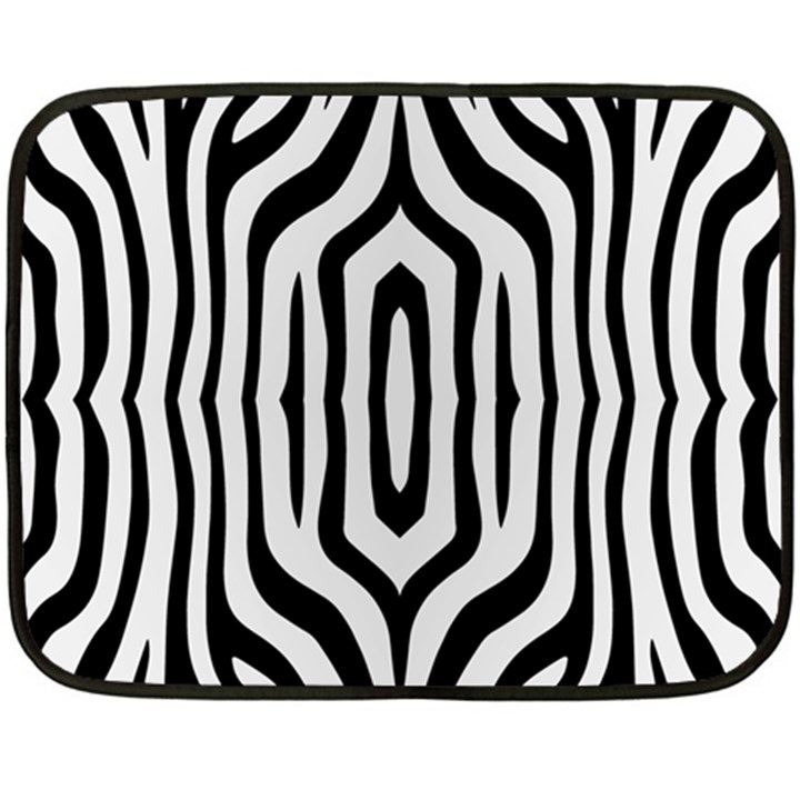 Abstrait Zèbres Taches Double Sided Fleece Blanket (Mini) 