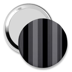 Pattern Bandes Gris/noir 3  Handbag Mirrors by kcreatif