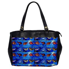 Fish Stamp 2 Oversize Office Handbag by ArtworkByPatrick