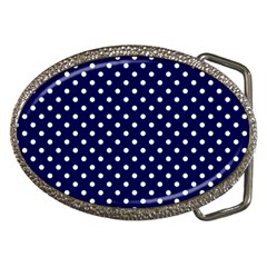 Pois Blanc/marine Belt Buckles by kcreatif