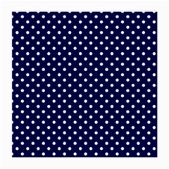 Pois Blanc/marine Medium Glasses Cloth by kcreatif