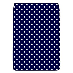 Pois Blanc/marine Removable Flap Cover (l) by kcreatif