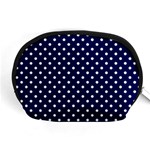 Pois Blanc/Marine Accessory Pouch (Medium) Front