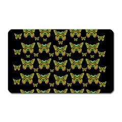 Butterflies With Wings Of Freedom And Love Life Magnet (rectangular) by pepitasart