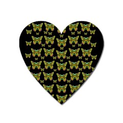 Butterflies With Wings Of Freedom And Love Life Heart Magnet by pepitasart