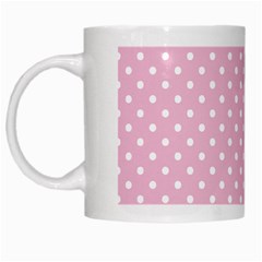 Pois Blanc/rose White Mugs by kcreatif