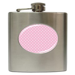 Pois Blanc/rose Hip Flask (6 Oz) by kcreatif