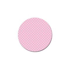 Pois Blanc/rose Golf Ball Marker (10 Pack) by kcreatif