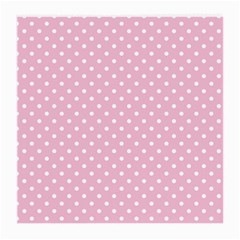 Pois Blanc/rose Medium Glasses Cloth (2 Sides) by kcreatif