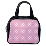 Pois Blanc/Rose Classic Handbag (One Side) Front