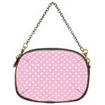 Pois Blanc/Rose Chain Purse (One Side) Front