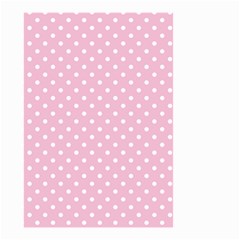 Pois Blanc/rose Small Garden Flag (two Sides) by kcreatif