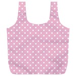 Pois Blanc/Rose Full Print Recycle Bag (XXXL) Back