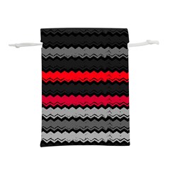 Chevrons Rose/gris Lightweight Drawstring Pouch (s)