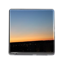 Photo Coucher Du Soleil Bleu/orange Memory Card Reader (square 5 Slot) by kcreatif