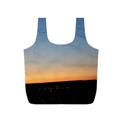 Photo Coucher Du Soleil Bleu/orange Full Print Recycle Bag (s) by kcreatif