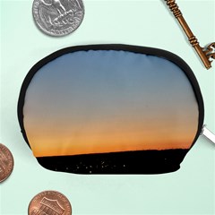 Photo Coucher Du Soleil Bleu/orange Accessory Pouch (medium) by kcreatif