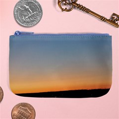 Photo Coucher Du Soleil Bleu/orange Large Coin Purse by kcreatif